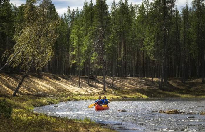 Melontaa lapissa kesällä Inari-Saariselän alueella