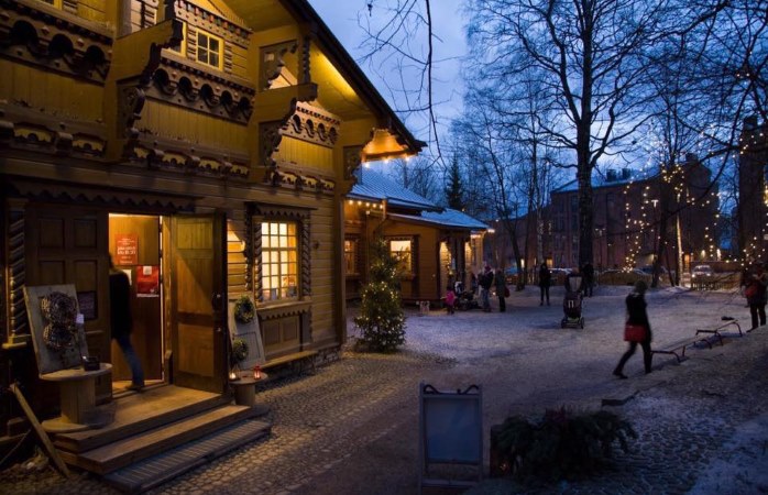 Tallipihan joulu Tampereella huokuu vanhanajan tunnelmaa 