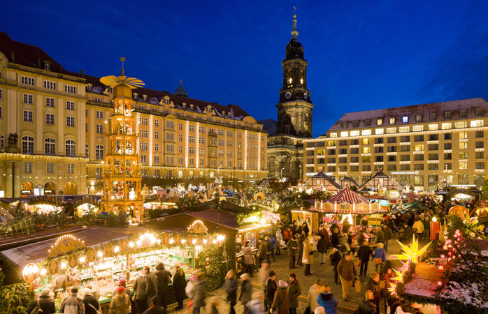 Dresdenin Striezelmarkt on Saksan vanhin joulutori