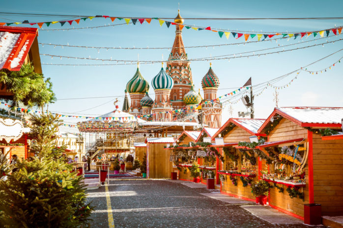 Moskovan joulumarkkinat Punaisella torilla ovat joulunajan ehdoton ykköskokemus