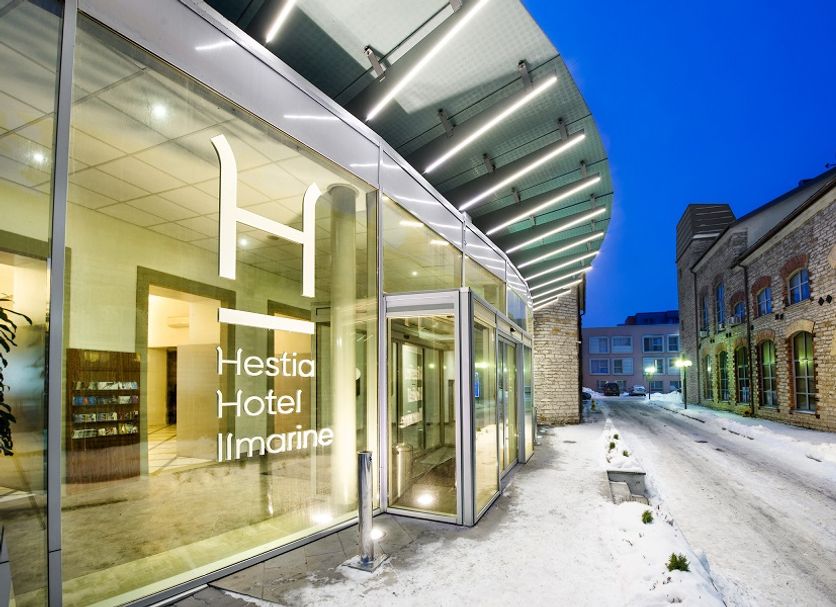 Hotellin sisäänkäynti Valokuva