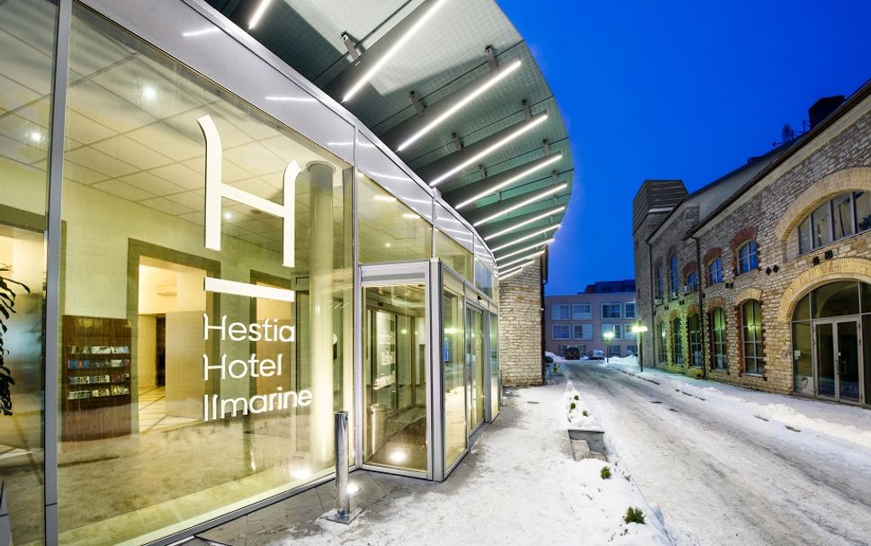 Hotellin sisäänkäynti Valokuva